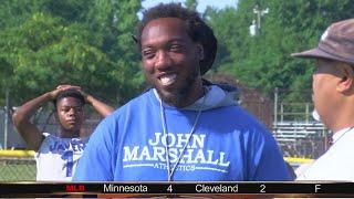 Phillip Sims settes into his new role at head coach at John Marshall High School