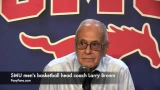 SMU men's basketball head coach Larry Brown