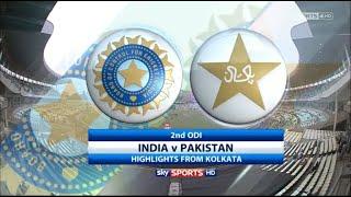 India vs Pakistan 2nd ODI Kolkata 2012 Highlights