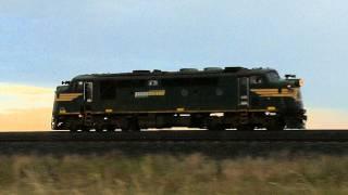 Pacific National  "A class" Locomotive - PoathTV Australian Trains & Railways