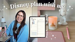 DISNEY PLAN WITH ME  resort reveal, how I plan my Disney trips in my digital planner on iPad!