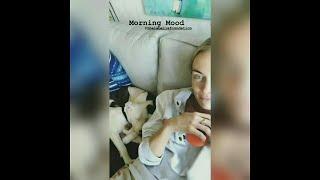 Rachel skarsten with the dogs in the morning #103