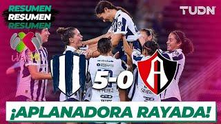 Resumen y goles | Monterrey 5-0 Atlas | Liga Mx Femenil AP2024-J2 | TUDN