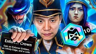 I Hit 10 Enforcer and Summoned a 7 Airship Fleet! | TFT Set 13 PBE Gameplay