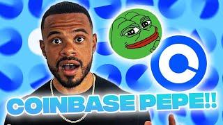 PEPE listed on Coinbase!!!!!