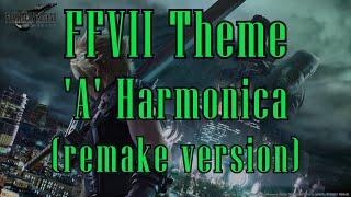 Final Fantasy 7 - Main Theme - Harmonica Tab/Tutorial.  FFVII Remake