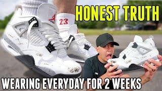 WEAR TEST JORDAN WHITE CEMENT WEARING EVERYDAY FOR 2 WEEKS | SIZING, COMFORT, DURABILITY