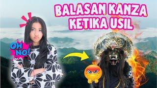 KANZA USIL MAINAN BARONGAN BUAT NGENDALIIN ORANG  #vloganak #funny #drama #barongan #usil