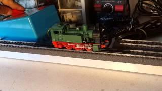 BRAWA Tender Dampflok 89 and Marklin Z scale power without DCC and  easy test stand