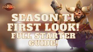 SEASON T1 STARTER GUIDE! ALL YOU NEED TO KNOW! | Call of Dragons