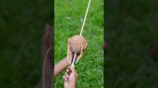 Creative Coconut Arrow Project: Unique DIY with Simple Materials