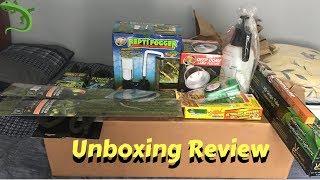 Large reptile supply unboxing [PANGEA REPTILE REVIEW]