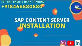 Installation of SAP Content Server On Linux