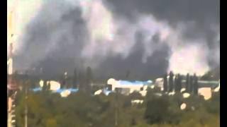 The shelling of Donetsk airport September 14th