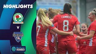 Durham Edge Past Rovers | Blackburn Rovers v Durham Highlights | Barclays Women's Championship