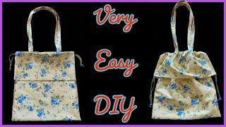 This Maybe Your First Time Seeing The Bag Make This Way/Easy And Unusual Way To Sew A Drawstring Bag