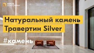 Натуральный камень: Travertine Silver