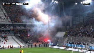 OM-Galatasaray • La séquence COMPLÈTE du CHAOS entre supporters au Vélodrome ! • HD