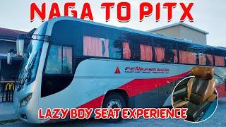 Naga City to PITX via Bicol Isarog Peñafrancia Bus | Full Travel Experience