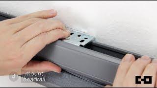 Chicology Home | Cordless Cellular Shade Tutorial - Mount Shade + Demo (Step 4/4)