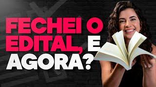 COMO ESTUDAR APÓS FECHAR O EDITAL | Laura Amorim
