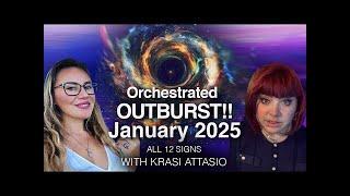 January 2025 Starts with a BANG! Sidereal Horoscopes for All 12 Signs. With Krasi and Lada Astrolada