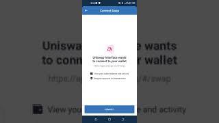 Buy coins on trust wallet using uniswap