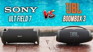 Sony ULT Field 7 VS JBL Boombox 3 | Ultimate Speaker BATTLE!