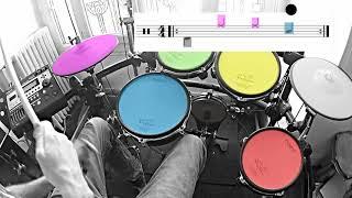 batterie drumming colors apprendre la batterie en couleurs julien bonamy