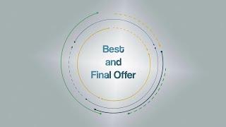Best and Final Offer