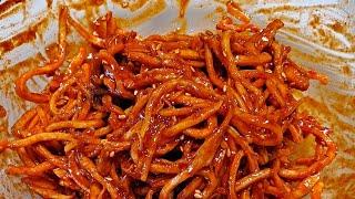 밥도둑 진미채무침  풀영상은 부산아지매레시피 채널에서 만나보세요 구독 좋아요는 사랑입니다  감사합니다 