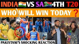 INDIAVS SA4TH T20 WHO WILL WIN TODAYPAKISTANI'S SHOCKING REACTION