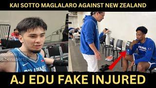 KAI SOTTO cleared na |  AJ EDU Fake Injury?