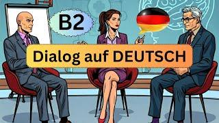 Maschinelles Lernen (Deutsch lernen, Dialog auf Deutsch B2, German Dialogue B2, learn German)