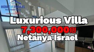 למכירה בית פרטי בנת600, נתניה For sale luxury villa in Netanya