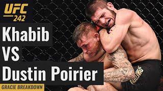 UFC 242 Khabib Nurmagomedov vs. Dustin Poirier (Full Fight Gracie Breakdown)