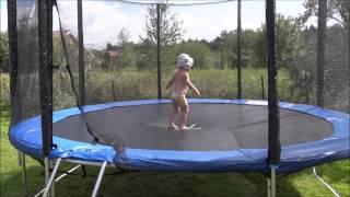 Батут DFC Trampoline Fitness с сеткой 12FT-TR-E