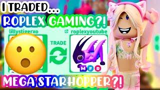 WHAT?! I TRADED ROPLEX!OFFERED FOR HIS MEGA STARHOPPER#adoptmeroblox #adoptmeroblox #preppyroblox