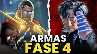 Las 10 Armas Más PODEROSAS de la Fase 4 del Universo Cinematográfico de Marvel