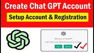 How to Create Chat GPT Account | How to Sign up Chat GPT | How to Create Account on Chat GPT