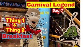 Carnival Legend Thing 1&Thing 2 Birthday Breakfast/Jan 2025