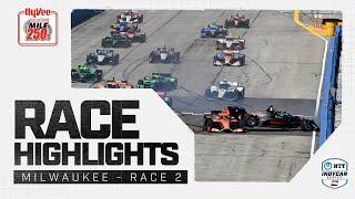 Race Highlights | 2024 Hy-Vee Milwaukee Mile 250s - Race 2 | INDYCAR SERIES