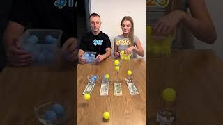 Couples money ball challenge  #challenge #familygamechallenge #funny #funchallenge #shorts