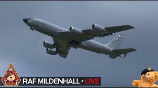 LIVE USAF COBRA WARRIOR F-16, RARE RC-135U, KC-135, MC-130J & CV-22 ACTION • RAF MILDENHALL 19.09.24