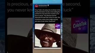 "Tony Todd’s REAL Final Destination "#shorts #finaldestination3 #hollywood #life