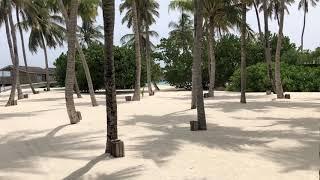 Walk to The Retreat, Kudadoo Private Island. Maldives August 2019