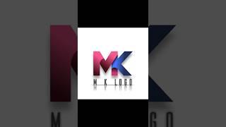 M K Logo design pixellab #3D #logo #design #pixellab #shortvideos #youtubeshorts #viralvideo #foryou