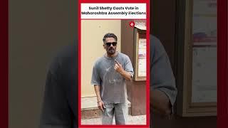 Sunil Shetty Exercises His Right to Vote