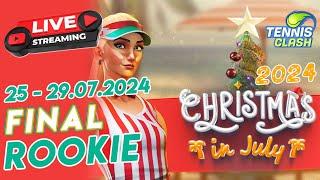 Tennis Clash 2024 Christmas in July Tournament Rookie Final Round [July 2024]