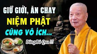 Giữ Giới, Ăn Chay, Niệm Phật Cũng Vô Ích Nếu Phật tử Không Biết Điều Này -Thầy Thích Trí Quảng